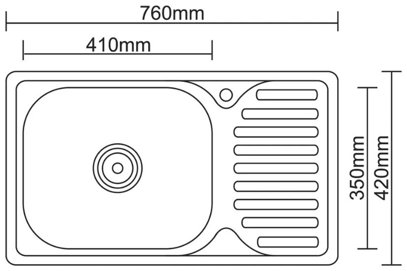 Кухонная мойка Accoona AB4276 + Loffrey LF84111 врезная 76х42х16.5 см, нержавеющая сталь, тон серебристый - ForteMarket Кухонная мойка Accoona AB4276 + Loffrey LF84111 врезная 76х42х16.5 см, нержавеющая сталь, тон серебристый купить,0