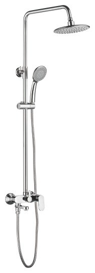 Душевая стойка Accoona A8354-1 хром купить,NaN