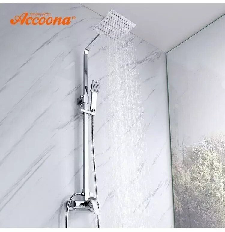 Душевая стойка Accoona a8355 хром купить,NaN
