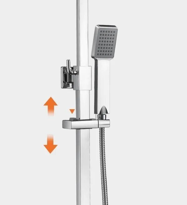 Душевая стойка Accoona a8355 хром купить,NaN