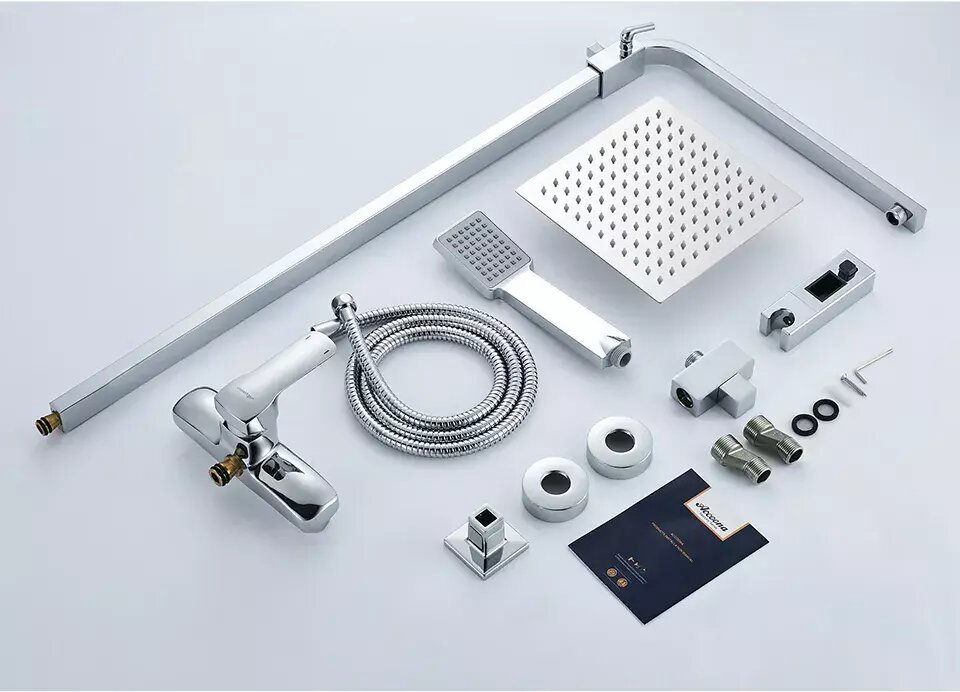 Душевая стойка Accoona a8355 хром купить,NaN