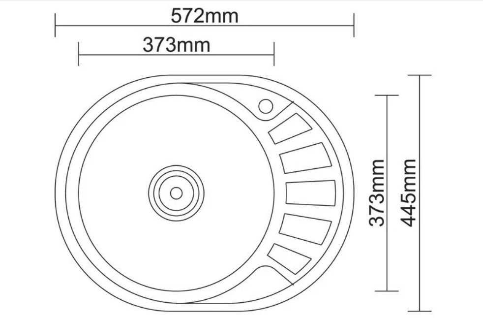 Кухонная мойка Accoona AC4557-L накладная 57х45х16.5 см, нержавеющая сталь, тон алюминиум купить,NaN