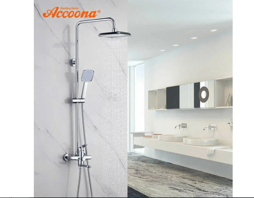 Душевая стойка Accoona A8395 хром купить,NaN