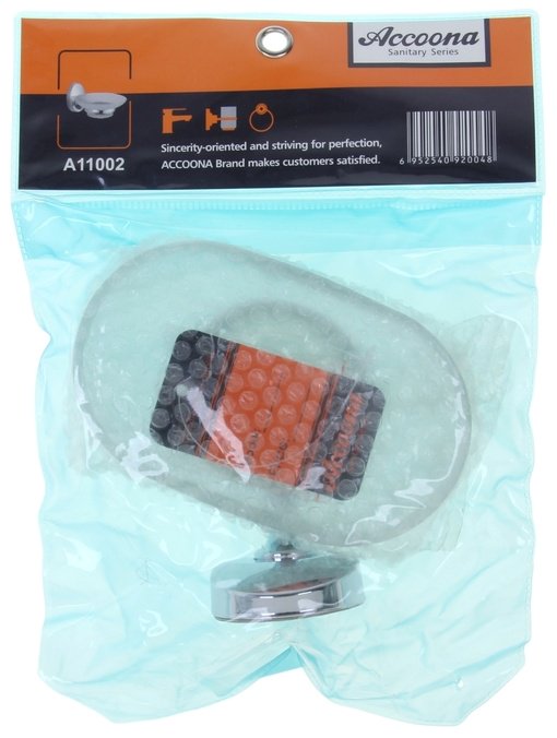 Accoona мыльница A11002 1 шт, пластик