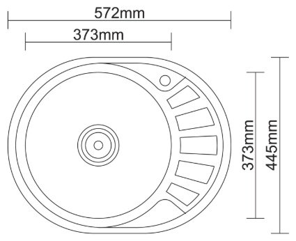 Кухонная мойка Accoona AC4557-L&#43;A4030 врезная 57х45х16.5 см, нержавеющая сталь, тон алюминиум