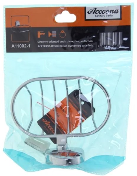 Accoona мыльница A11002-1 1 шт, металл