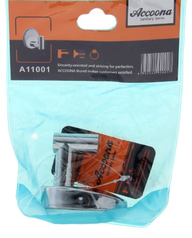 Accoona крючок A11001 1 шт, металл