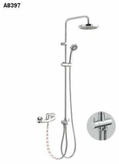 Душевая стойка Accoona A8397 хром купить,NaN