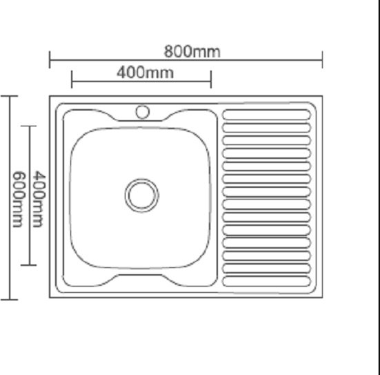 Кухонная мойка Accoona AD6080-4L+4165А накладная 80х60х17 см, нержавеющая сталь, тон алюминиум купить,NaN