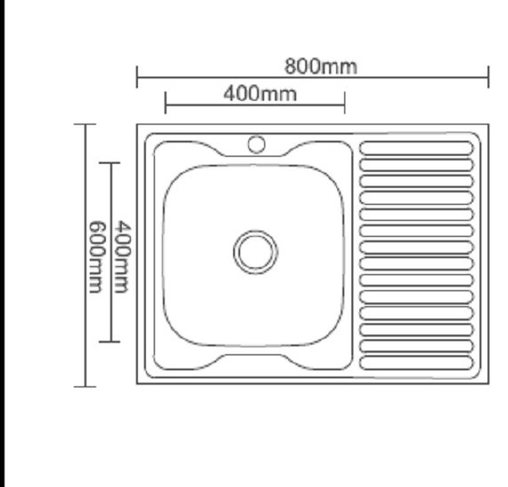 Кухонная мойка Accoona AD6080-4L&#43;A4053E накладная 80х60х17 см, нержавеющая сталь, тон алюминиум