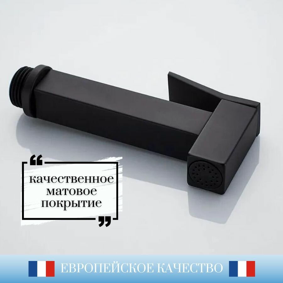 Лейка для гигиенического душа Accoona A32124F черный матовый купить,NaN