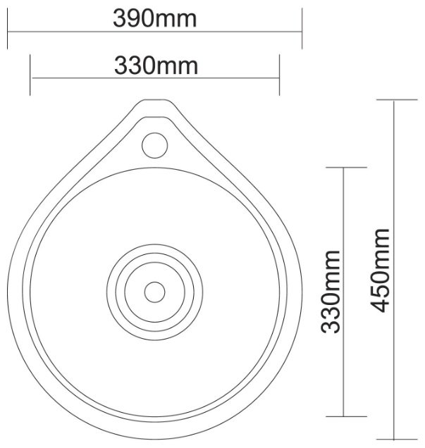 Кухонная мойка Accoona AB4539 + A4053E врезная 39х45х16.5 см, нержавеющая сталь, тон серебристый купить,NaN