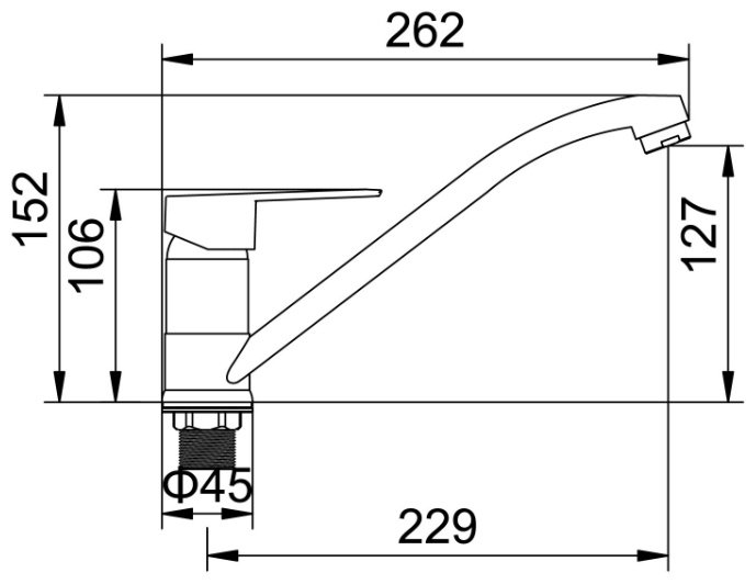 Кухонная мойка Accoona AB4539 + A4261 врезная 39х45х16.5 см, нержавеющая сталь, тон серебристый купить,NaN