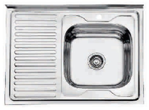 Кухонная мойка Accoona AD6080-4R+84043АF накладная 80х60х17 см, нержавеющая сталь, тон алюминиум - ForteMarket Кухонная мойка Accoona AD6080-4R+84043АF накладная 80х60х17 см, нержавеющая сталь, тон алюминиум купить,0