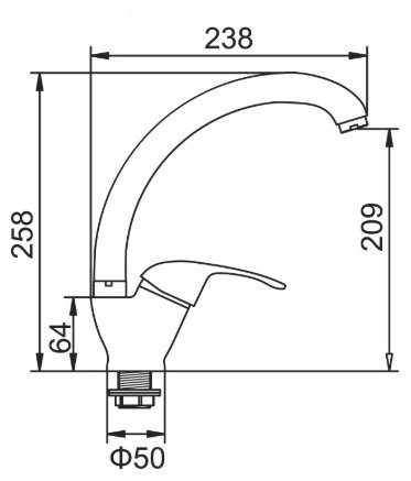 Кухонная мойка Accoona AC4557-R&#43;84043АG врезная 57х45х16.5 см, нержавеющая сталь, тон алюминиум купить,0