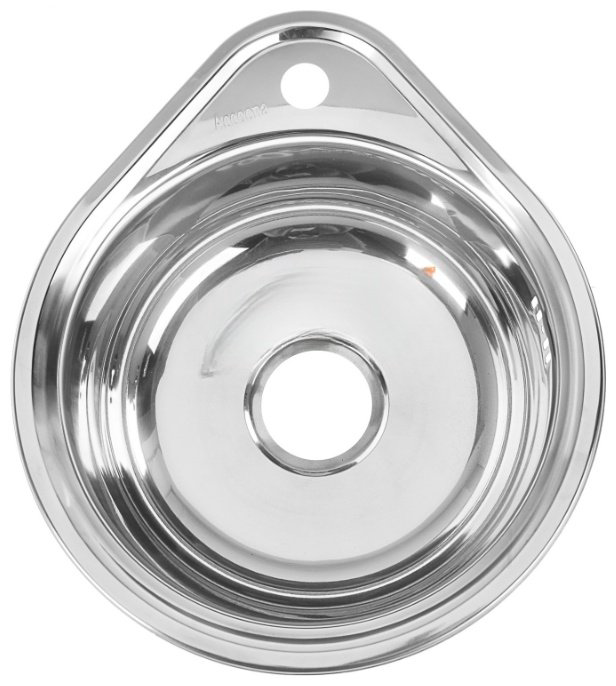 Кухонная мойка Accoona AB4539 + А4005G врезная 39х45х16.5 см, нержавеющая сталь, тон серебристый купить,NaN