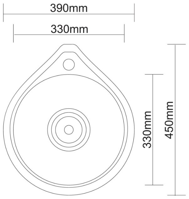 Кухонная мойка Accoona AB4539 + А4005G врезная 39х45х16.5 см, нержавеющая сталь, тон серебристый купить,NaN