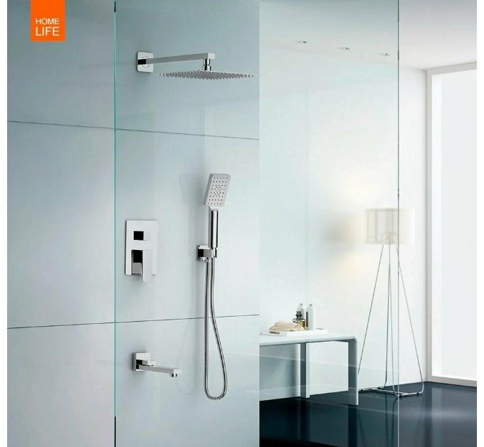 Душевой набор Accoona A83124-1 хром