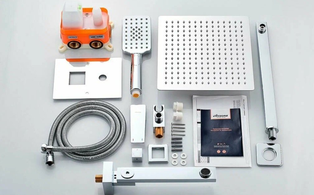 Душевой набор Accoona A83124-1 хром