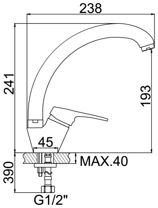 Кухонная мойка Accoona AB4545 &#43; A4030 врезная 45х45х16.5 см, нержавеющая сталь, тон серебристый купить,0
