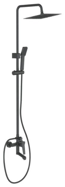 Душевая стойка Accoona A83129F черный матовый купить,NaN