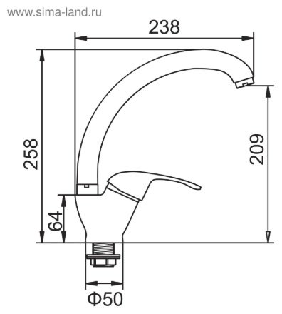 Кухонная мойка Accoona AB5095B врезная 95х50х16.5 см, нержавеющая сталь, тон алюминиум купить,NaN