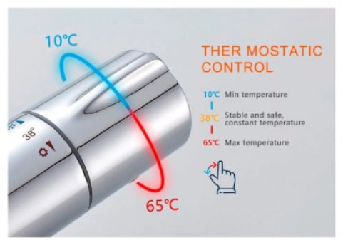 Душевая стойка Accoona A83305 хром