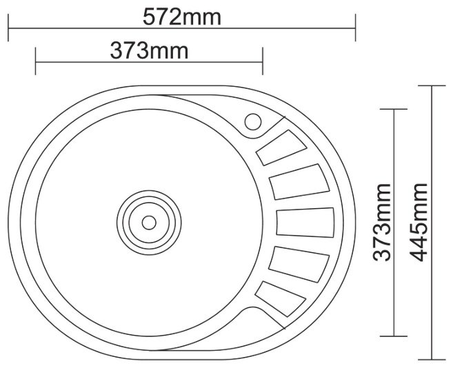 Кухонная мойка Accoona AB4557-L врезная 57.2х44.5х16.5 см, нержавеющая сталь, тон серебристый купить,NaN