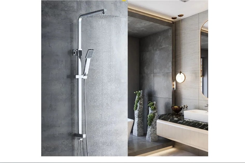 Душевая стойка Accoona A83002 хром купить,NaN
