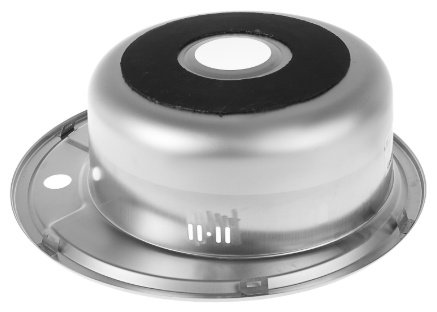 Кухонная мойка Accoona AB5151&#43;A4053E врезная 51х51х16.5 см, нержавеющая сталь, тон алюминиум