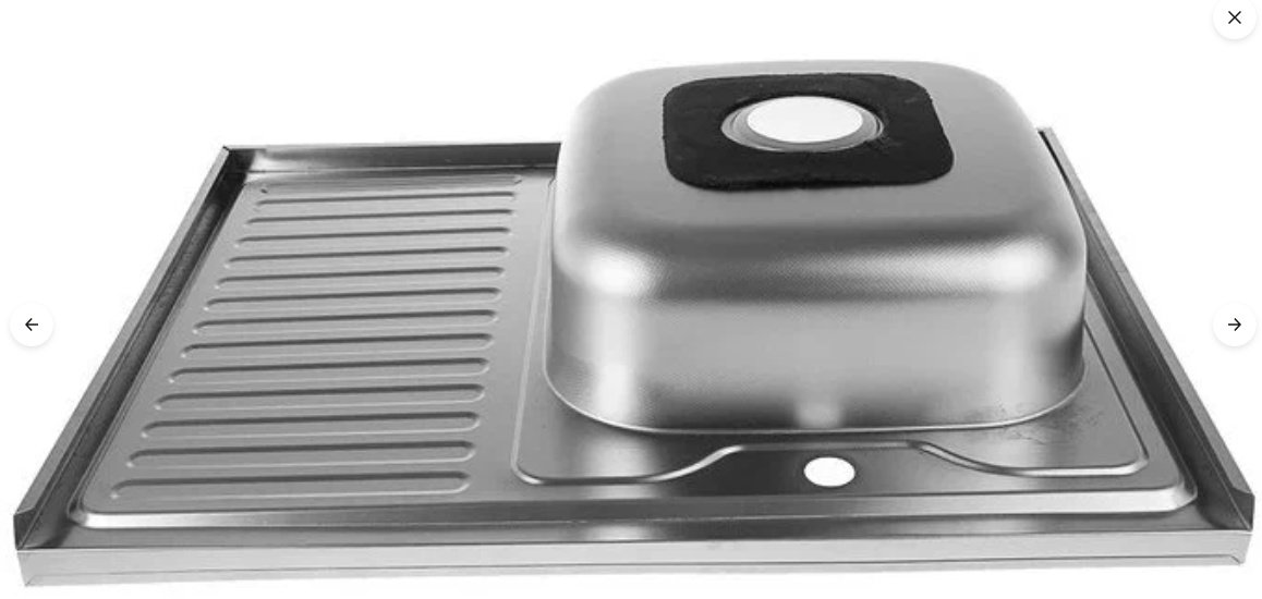 Кухонная мойка Accoona AC6080-R накладная 80х60х16.5 см, нержавеющая сталь, тон алюминиум купить,NaN