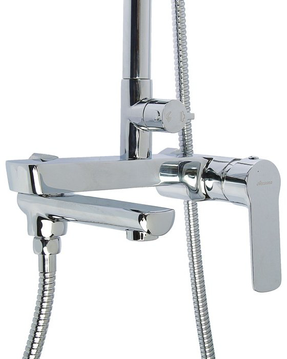 Душевая стойка Accoona A8304 хром купить,NaN