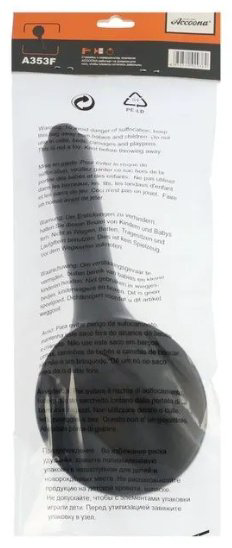 Лейка для душа Accoona A353F черный купить,NaN