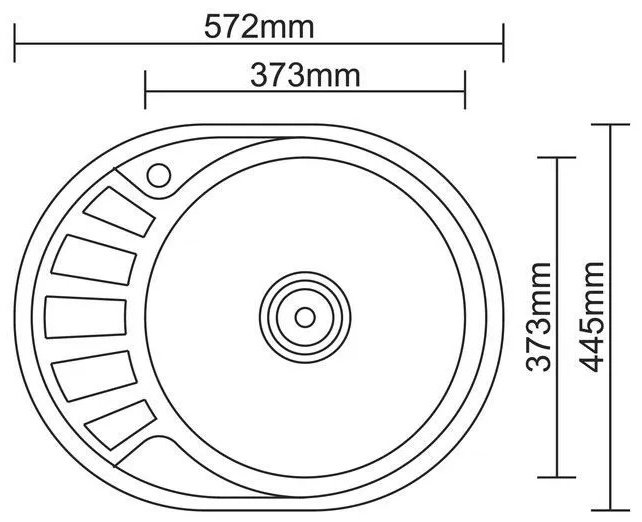 Кухонная мойка Accoona AB4557-R врезная 57.2х44.5х16.5 см, нержавеющая сталь, тон серебристый купить,NaN
