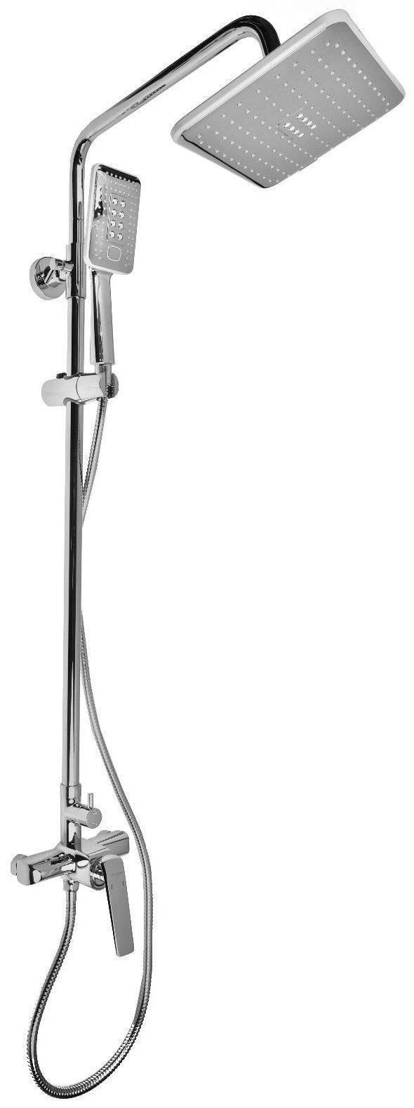 Душевая стойка Accoona A83123 хром купить,NaN