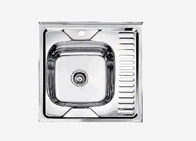 Кухонная мойка Accoona AB6060-L+4050А накладная 60х60х16.5 см, нержавеющая сталь, тон алюминиум - ForteMarket Кухонная мойка Accoona AB6060-L+4050А накладная 60х60х16.5 см, нержавеющая сталь, тон алюминиум купить,0