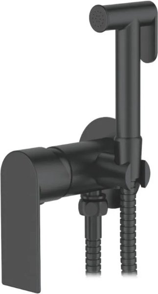 Гигиенический душ Accoona A32130F черный матовый купить,NaN