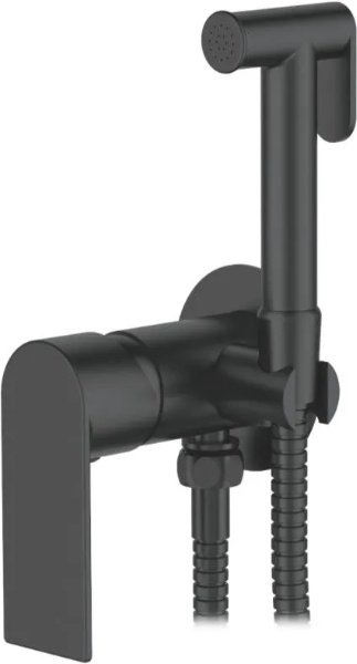 Гигиенический душ Accoona A32130F черный матовый купить,NaN