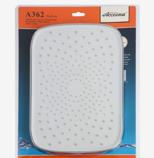 Accoona лейка для душа (без шланга) A362, пластик - ForteMarket Accoona лейка для душа (без шланга) A362, пластик купить,0
