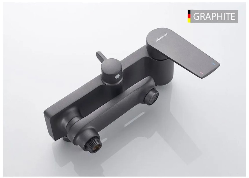 Душевая стойка Accoona A83125AT графит