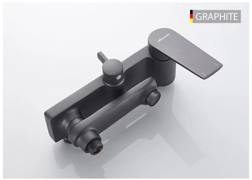 Душевая стойка Accoona A83125AT графит купить,NaN