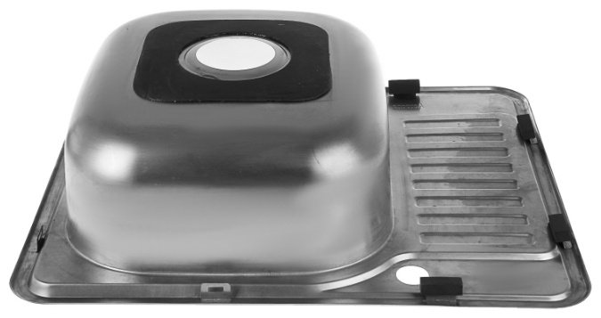 Кухонная мойка Accoona AB4858-L врезная 58х48х16.5 см, нержавеющая сталь, тон серебристый купить,NaN