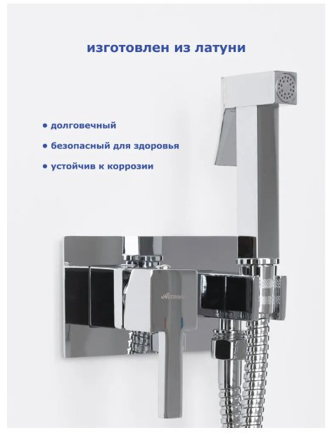 Гигиенический душ Accoona A3290-5 хром купить,NaN