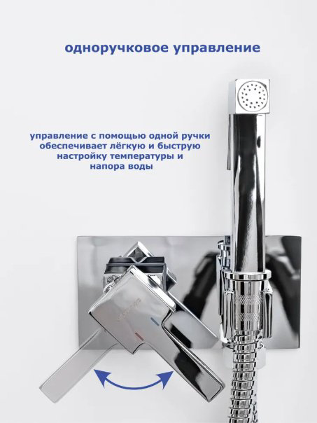 Гигиенический душ Accoona A3290-5 хром купить,NaN