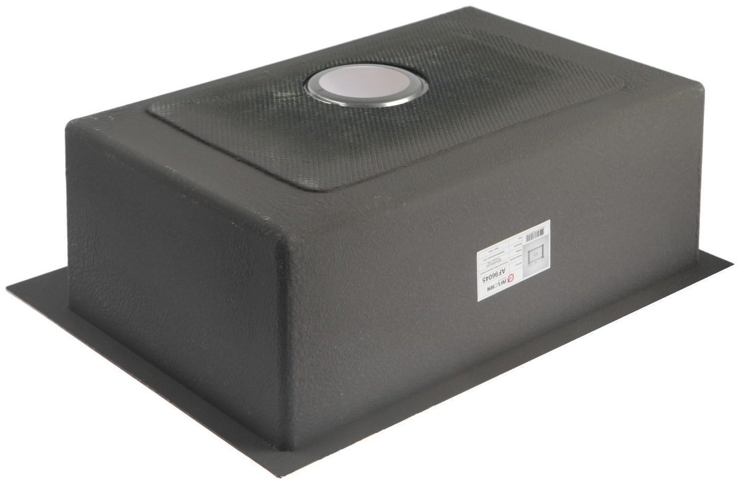 Кухонная мойка Aflorn AF96045 врезная 60х45х22 см, нержавеющая сталь, тон сатин