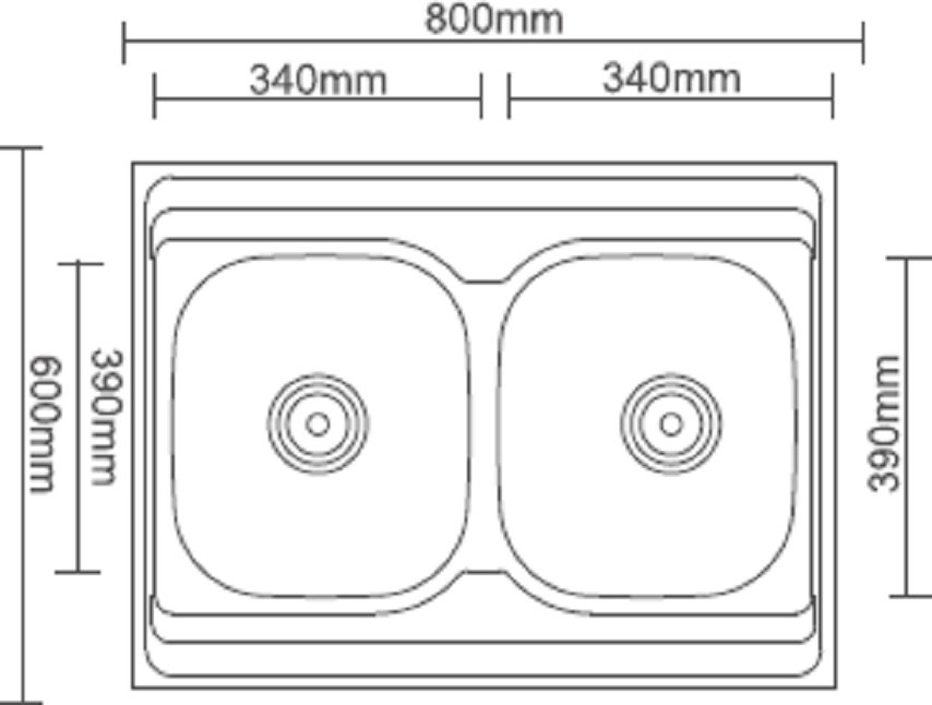 Кухонная мойка Accoona AB6080B+84043АF накладная 80х60х16.5 см, нержавеющая сталь, тон алюминиум купить,NaN