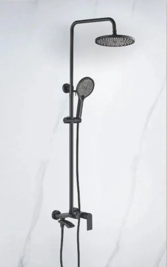 Душевая стойка Accoona A83130F черный купить,NaN