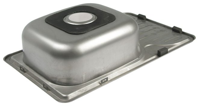 Кухонная мойка Accoona AB4266 + Loffrey LF8411 врезная 66х42х16.5 см, нержавеющая сталь, тон серебристый купить,NaN