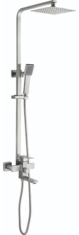 Душевая стойка Accoona A83201 хром матовый купить,NaN