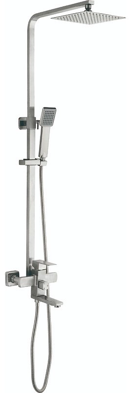 Душевая стойка Accoona A83201 хром матовый купить,NaN
